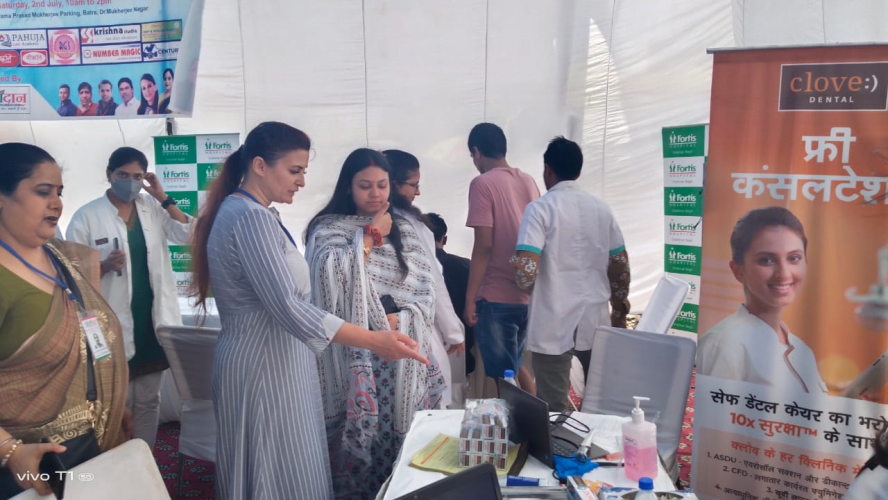 Health and Blood Donation Camp